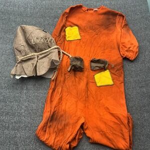 Trick r Treat SAM Costume Jumpsuit Mask Gloves Child Size XL Spirit